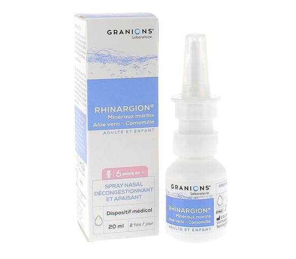 Rhinargion Spray nasal décongestionnant et apaisant Granions - spray de 20ml