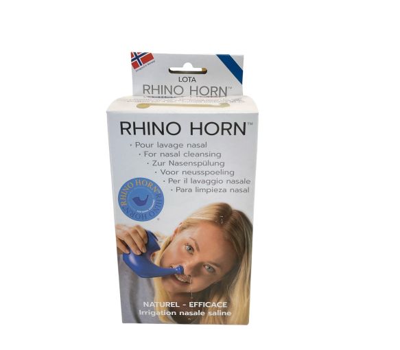 Rhino horn bleu pour lavage de nez - 1 dispositif bleu - image 1