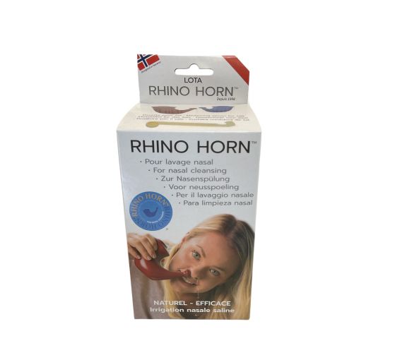 Rhino horn rouge pour lavage de nez - 1 dispositif rouge - image 1