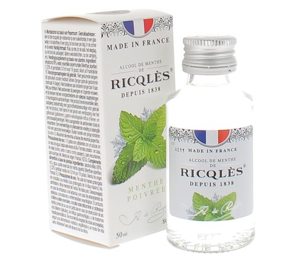 Alcool de menthe Ricqles - flacon de  50 ml