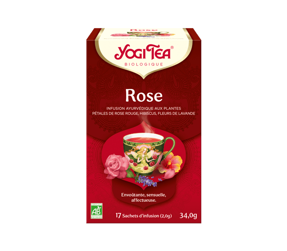 Rose bio Yogi Tea - boite de 17 sachets