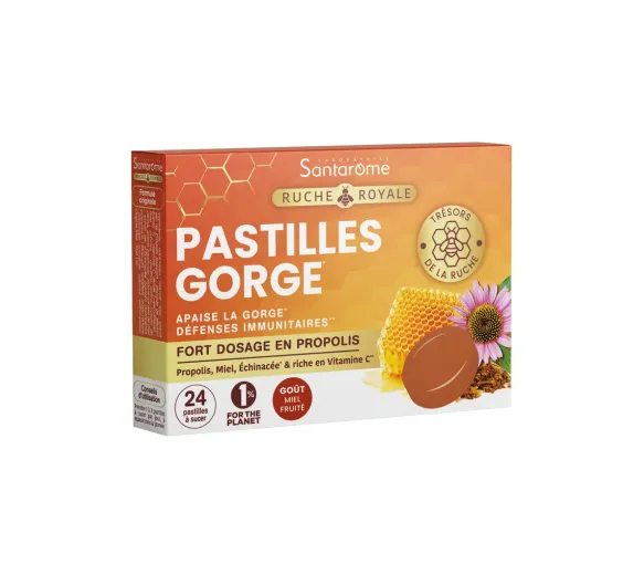 Ruche Royale pastilles gorge Santarome - boîte de 24 pastilles - image 1
