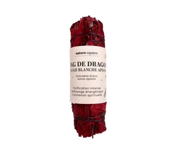 Sang de dragon & sauge blanche apiana Natura square - 1 fagot