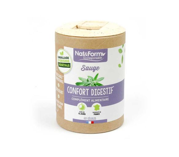 Sauge Ecoresponsable Nat&Form - Boite de 60 gélules - image 1