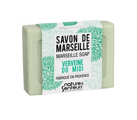 Savon de Marseille verveine du midi Nature & Senteurs - pain de 100 g