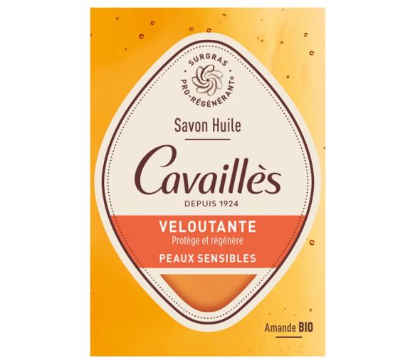 Savon huile veloutant peaux sensibles Rogé Cavaillès - pain de 115 g