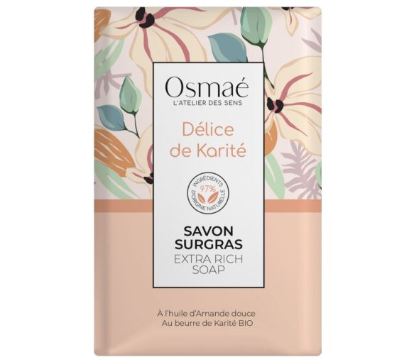 Savon surgras Délice de Karité Osmaé - pain de 200 g - image 1