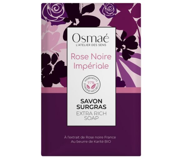 Savon surgras Rose Noire Impériale Osmaé - pain de 200 g - image 1