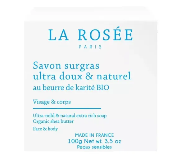 Savon surgras ultra doux & naturel La Rosée - pain de 100 g