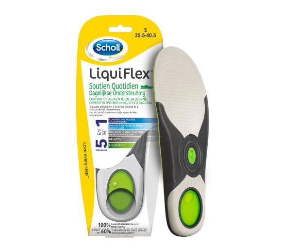 Semelle Liquiflex soutien quotidien Scholl - 1 paire de semelles - image 1