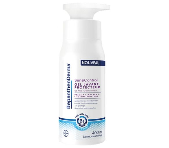 SensiControl Gel lavant protecteur Bepanthen Derma - flacon-pompe de 400 ml - image 1