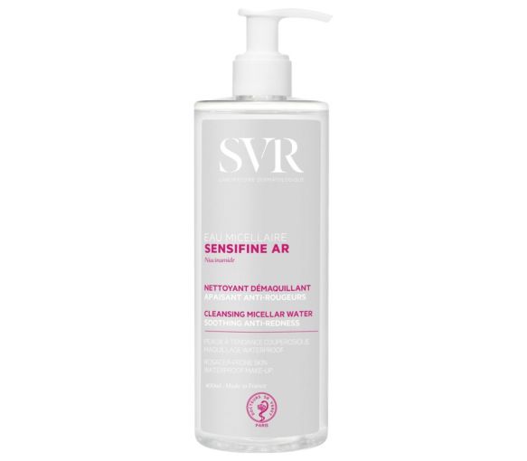 Sensifine AR eau micellaire peaux sensibles à rougeurs SVR - flacon de 400 ml