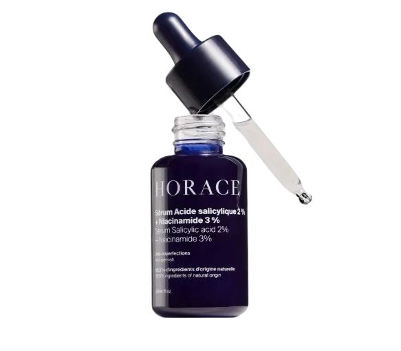 Sérum anti-imperfections acide salicylique + niacinamide Horace - flacon-pipette de 30ml - image 1