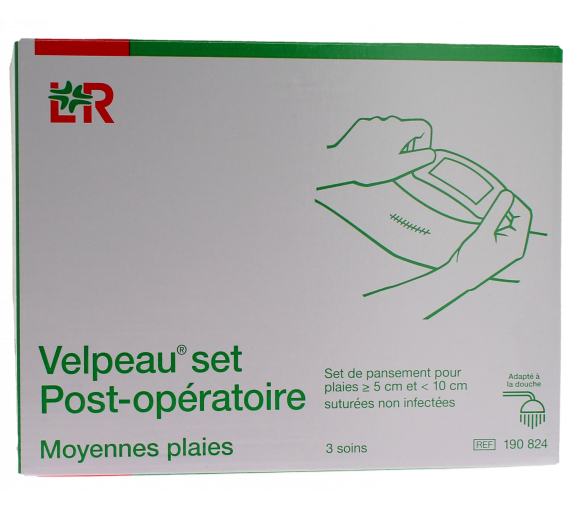 VelpeauSet Post opératoire Set de pansements pour moyenne plaie Velpeau Lohmann & Rausher - boîte de 3 soins - image 1