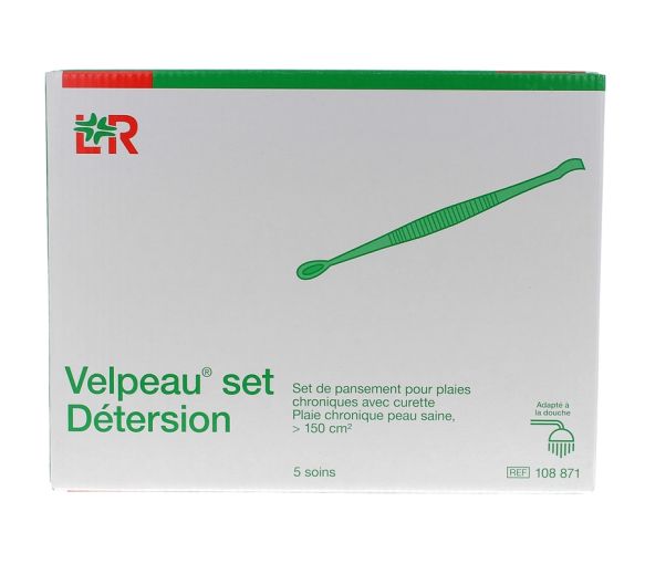 Set détersion pour plaies chroniques Velpeau - set de 5 soins