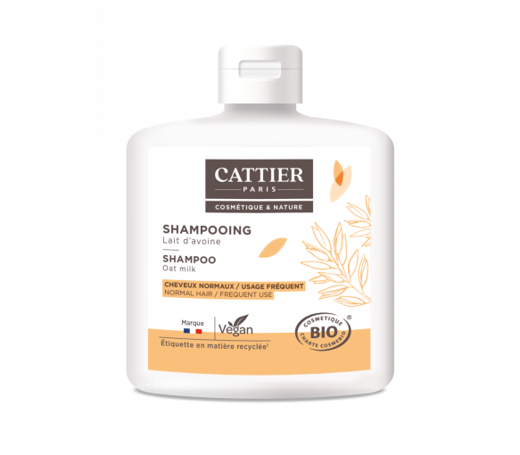 Shampoing Soluté de Yogourt Bio (usage fréquent) Cattier - flacon 250 ml