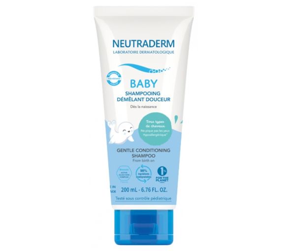 Shampoing démêlant douceur Baby Neutraderm - tube de 200 ml