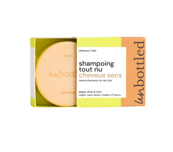 Shampoing solide tout nu cheveux secs Unbottled - pain de 75g - image 1