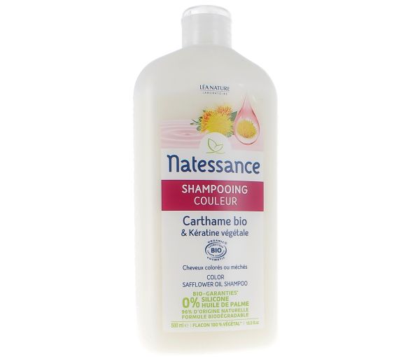 Shampooing couleur bio Natessance - flacon de 500 ml