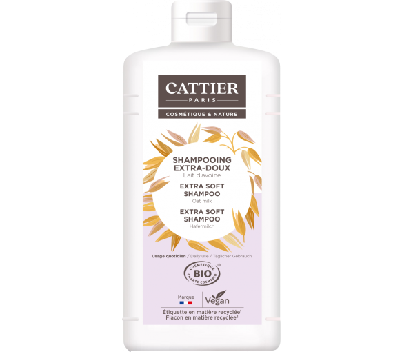 Shampooing extra-doux Bio Cattier - flacon de 1 L