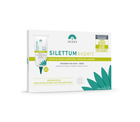 Silettum expert traitement anti-chute Jaldes - 3 tubes de 40 ml