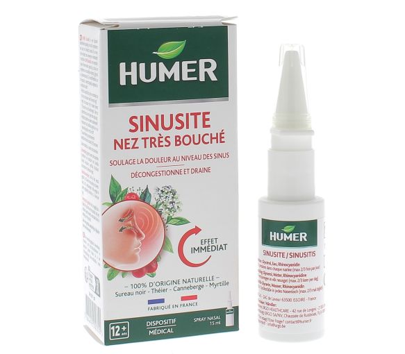 Sinusite Nez très bouché Humer - flacon de 15 ml