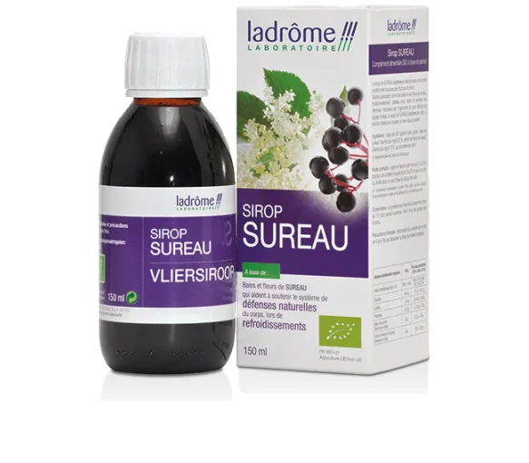 Sirop de sureau bio Ladrôme - flacon de 150ml - image 1
