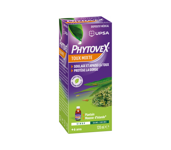 Phytovex Sirop toux mixte Upsa - flacon de 120ml