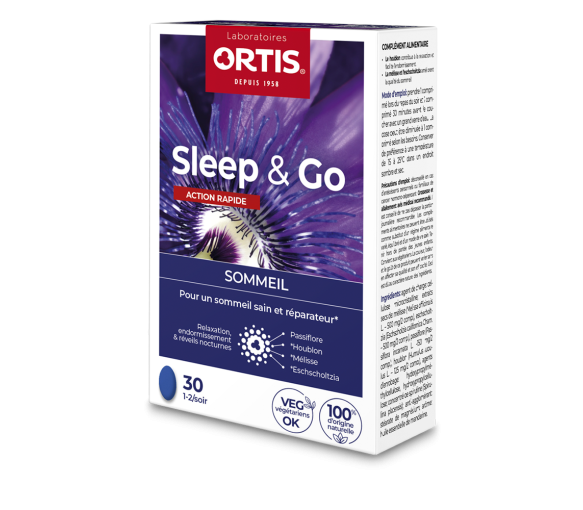 Sleep & Go Sommeil action rapide Ortis - boîte de 30 comprimés - image 1