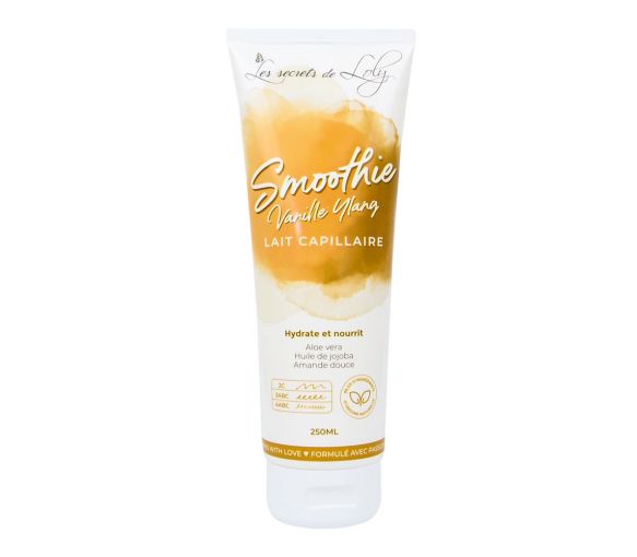 Lait capillaire Smoothie Vanille Ylang-Ylang Les Secrets de Loly - tube de 250ml - image 1