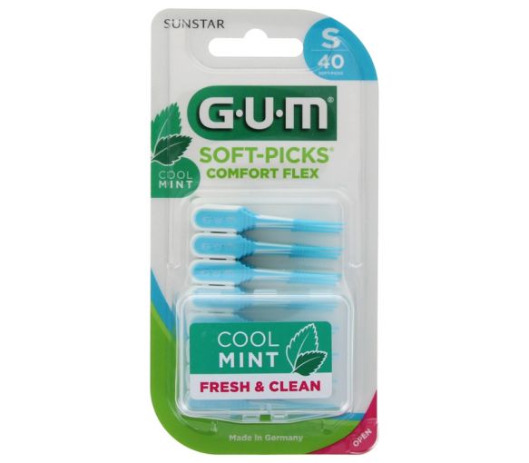 Soft-Picks Comfort flex Cool mint small GUM - 40 unités