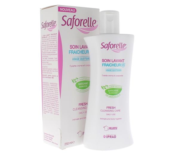 Soin lavant fraicheur Saforelle - tube de 250 ml