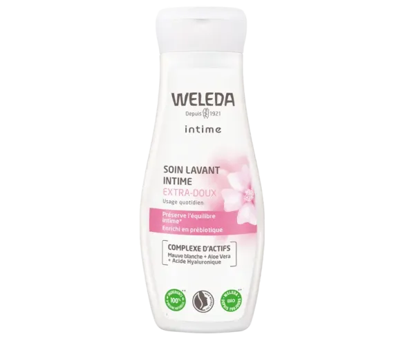 Soin lavant intime extra-doux bio Weleda - flacon de 200ml