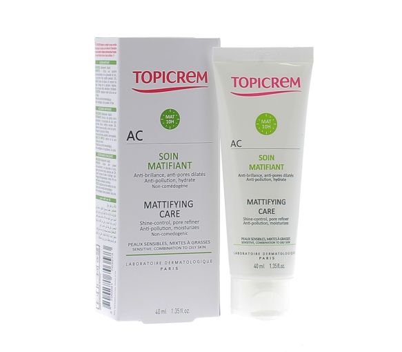 Soin matifiant AC Topicrem - tube de 40ml - image 1