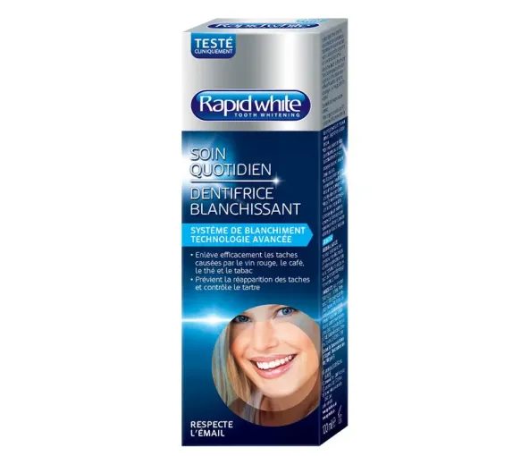 Soin quotidien dentifrice blanchissant Rapid White - tube de 100 ml