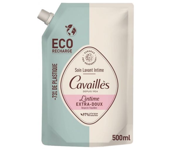 Soin toilette intime extra-doux Rogé Cavaillès - éco-recharge de 500 ml
