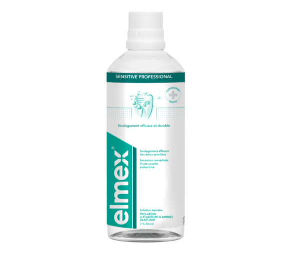 Solution dentaire Elmex Sensitive Professional - flacon de 400 ml