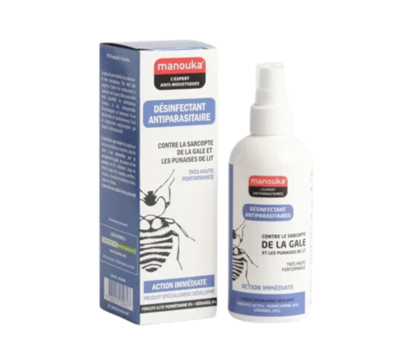 Spray désinfectant antiparasitaire Manouka - spray de 200ml - image 1
