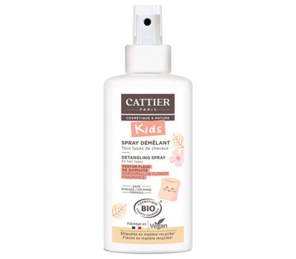 Spray Kids démêlant Parfum Fleur de guimauve bio Cattier - spray de 200 ml - image 1
