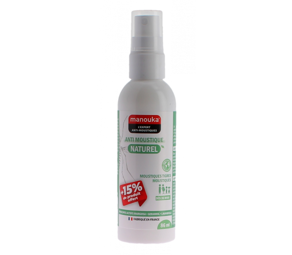 Spray anti moustique naturel Manouka - spray de 86ml - image 1