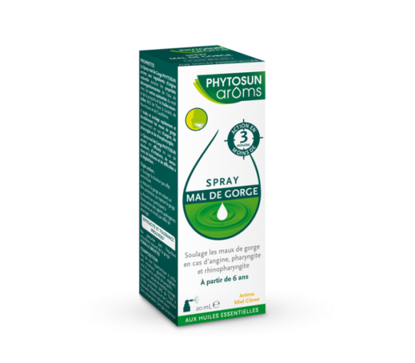 Spray mal de gorge Phytosun Arôms - flacon de 20 ml