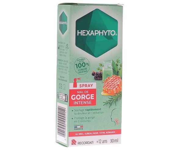 Spray mal de gorge intense Hexaphyto - spray de 30ml - image 1