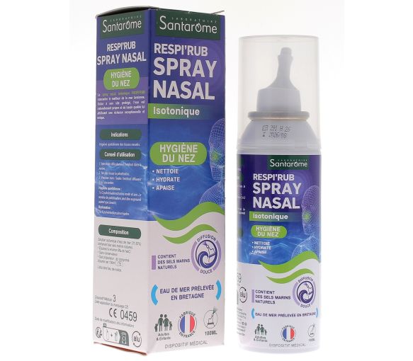 Respi'rub Spray nasal isotonique hygiène du nez Santarome - spray de 100ml - image 1