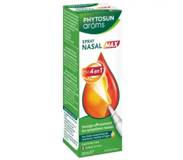 Spray nasal max effet 4 en 1 Phytosun Aroms - spray de 20ml
