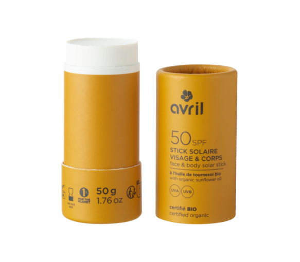 Stick solaire SPF50 Avril - stick de 50g - image 1