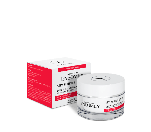 Stim renew 8 soin nuit anti-âge unifiant Eneomey - pot de 50 ml - image 1