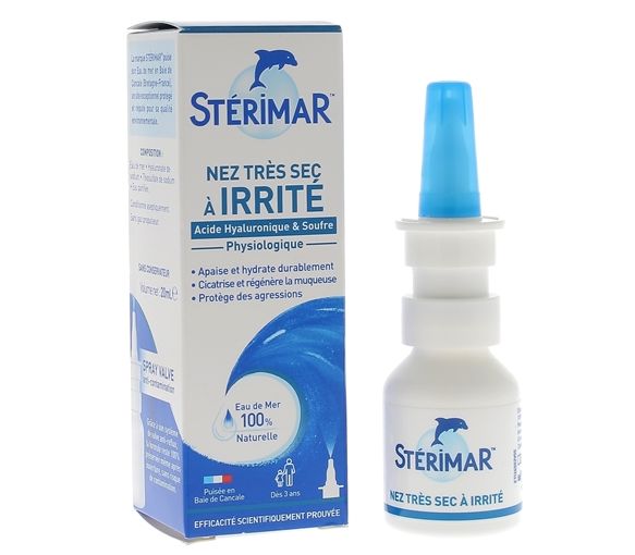 Stop & Protect nez sec et irrité spray nasal Stérimar - spray valve anti-contamination de 20 ml