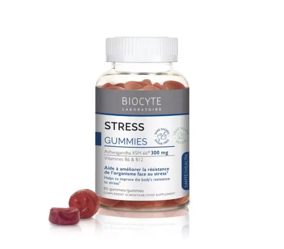 Stress Gummies Biocyte - pot de 60 gommes
