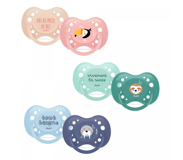 Sucette anatomique +18 mois Dodie - lot de 2 sucettes - image 1