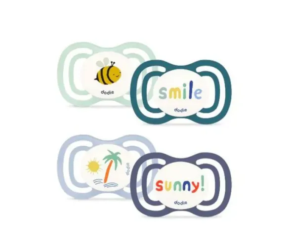 Sucettes anatomiques F5 extra fine jour nuit +18mois Dodie - 2 sucettes - image 1